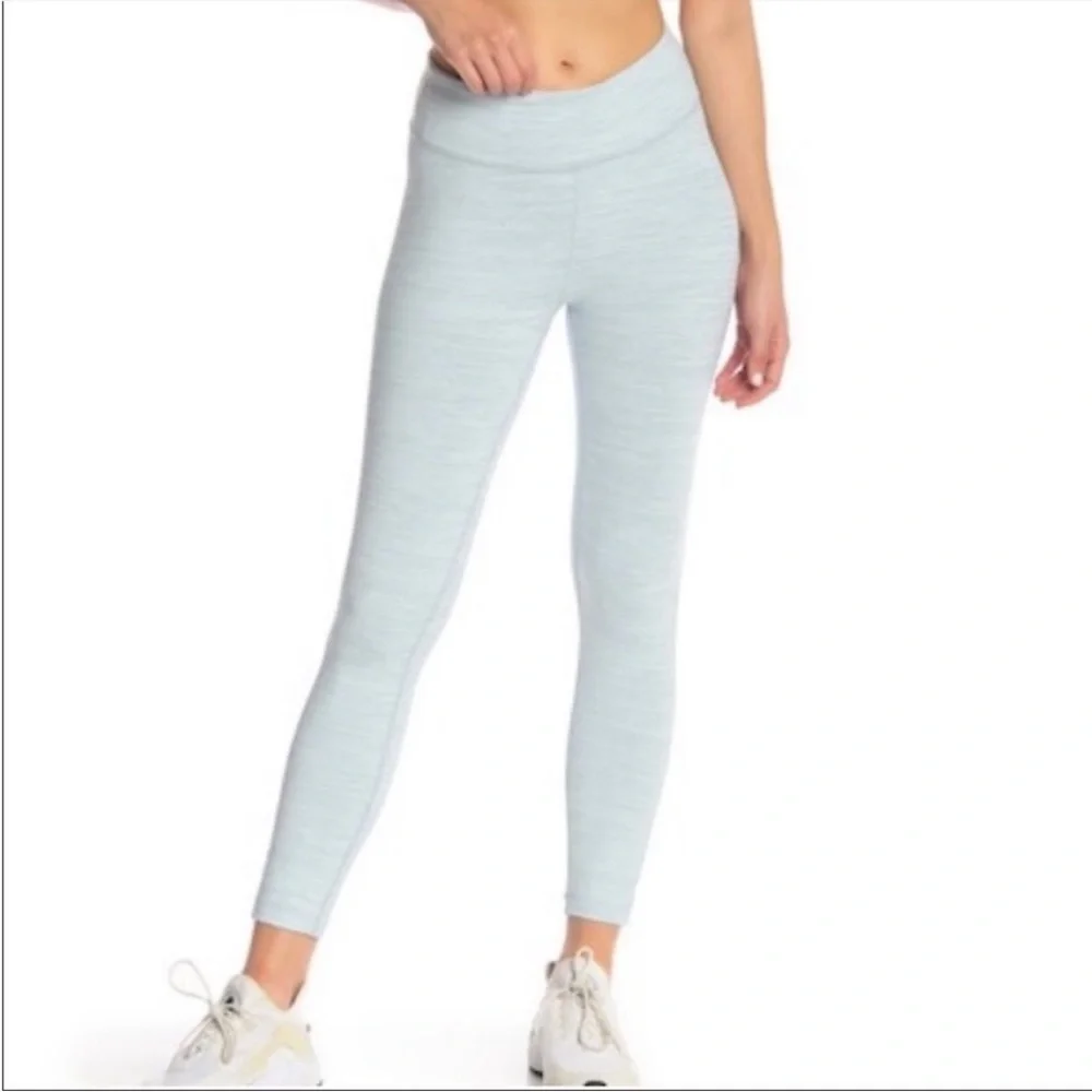 Outdoor Voices Techsweat High Rise 7/8 Flex Leggings Baby Blue M Cropped